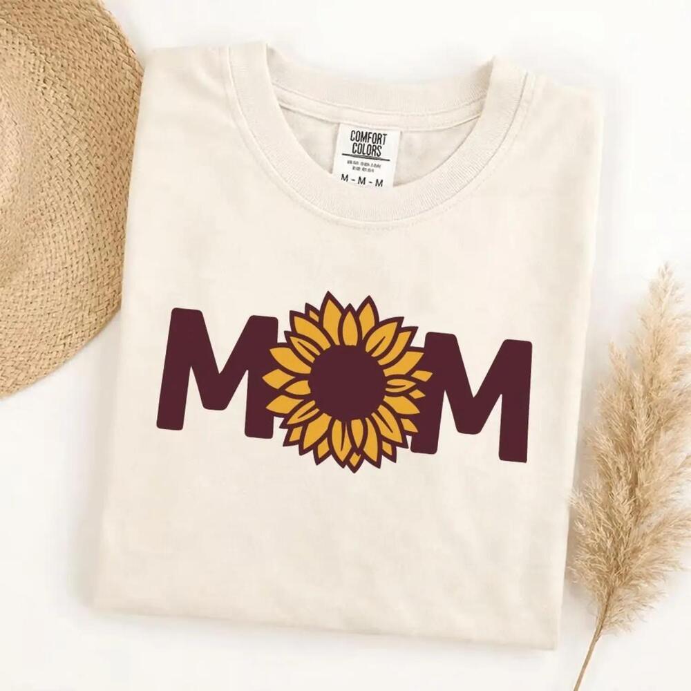 S Mom Sunflower Shirt, Mothers Day Gift Tee